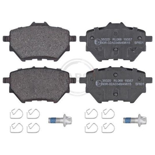 Bremsbelagsatz Scheibenbremse A.B.S. 35020 FüR Alfa Romeo CitroëN Fiat Lancia-image