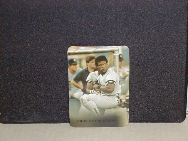 Rickey Henderson NY Yankees Photos by Rob Broder #20 Sitting Oddball NM