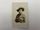 WW1 Original AIF Australian DIGGER PORTRAIT PHOTO Postcard - MILITARY MEDAL