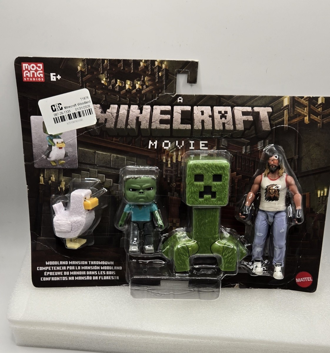 Minecraft Movie WOODLAND MANSION THROWDOWN Chicken Jockey Creeper