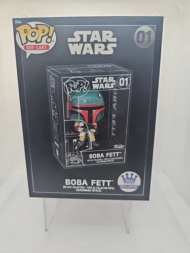 Funko Pop! Vinyl: Star Wars - Boba Fett (Chase) (Metallic) - Funko Web (FW)...