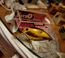 VINTAGE STORM PRE RAP THIN FIN FATSO CRANKBAIT FISHING LURE