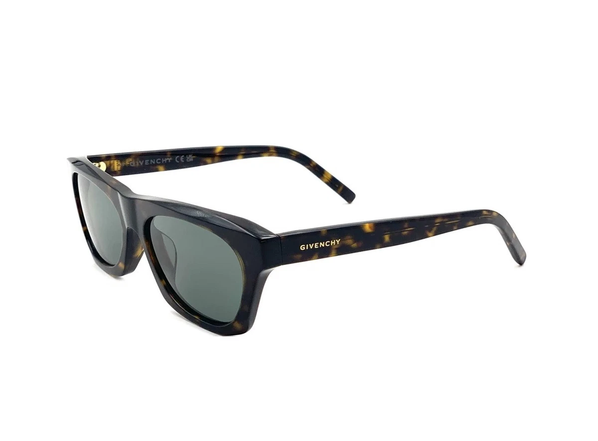 Givenchy GV40092U Gold Aviator Sunglasses Green Gradient Lens 4G Logo 60-12-145 Givenchy GV 7128/S PEF Aviator Unisex Gold Sunglasses Green Lens main image 2