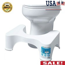 The Original Bathroom Toilet Stool, 7 Inch height Non-Slip Bathroom