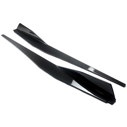 For 2020-2023 Corvette C8 2-Door 5VM Side Skirts Extension Lip Panel Carbon Look - Picture 7 of 10