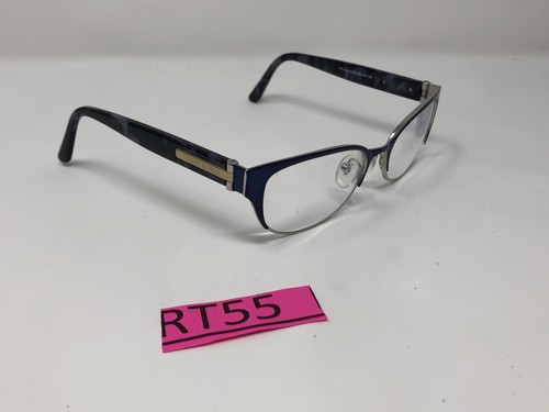 TORY BURCH TY1045 3127 Eyeglasses Frame 52-16-135 Navy Blue/Silver Split RT55 - Picture 8 of 8