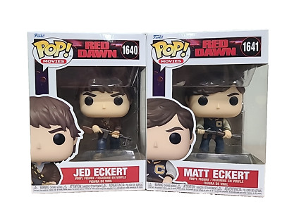 2 X Funko Pop! Movies Red Dawn 1984 Jed & Matt Eckert Vinyl Figures