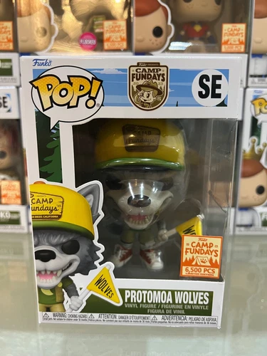 Camp Fundays 2023 Protomoa Wolves Mascot Funko Pop! SDCC Box of Fun LE 6500