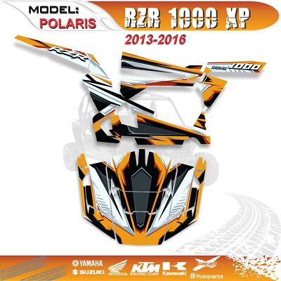 Xp 100 Sticker Graphics Kits Decal Decals Stickers For Polaris RZR 1000 XP 1000XP 2013 ...