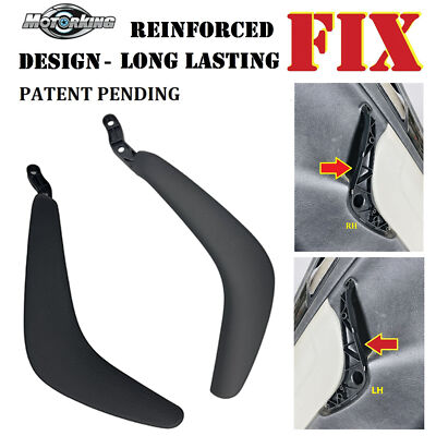 UPGRADED For 98-03 MB CLK320 CLK430 Left  Right DOOR HANDLE PULLER & COVER BLACK