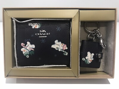 箱付き【COACH】Snap Wallet And Picture Frame Bag Charm COACH Boxed Snap Wallet & Picture Frame Bag Charm With