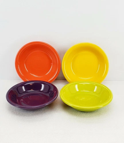 set 4 stacking FRUIT BOWL 5 3/8 poppy mulberry daffodil lemongrass FIESTA new