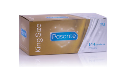 Pasante King Size Kondome XXL Large Glatt Trasnparent 12 oder 144 Packung