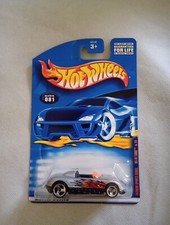 Hot Wheels 2001 Extreme Sports Series 1/4 MX-48 Turbo #081 Metallic Silver 50119