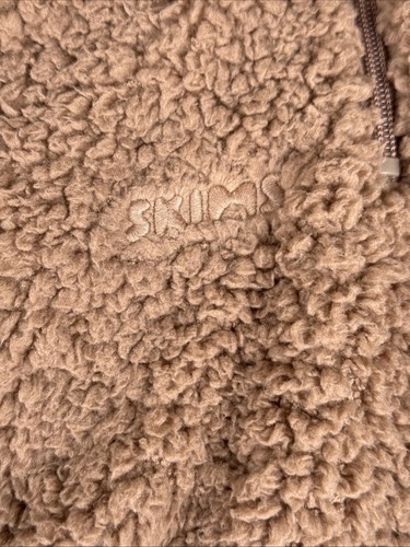 Skims Teddy Track Pants Wide Leg Lounge Tigers Eye Tan Soft Cozy PLUS SIZE 4X - Picture 5 of 17