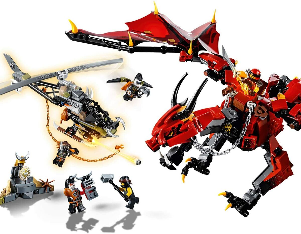 Lego Ninjago 70653 FIRSTBOURNE Red Xwing Ninja Helicopter Heavy Metal NEW | eBay