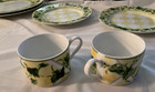 Waverly Gazebo Luncheon Set(2) Ivy On Yellow Trellis Rare Vintage Pattern — photo 6