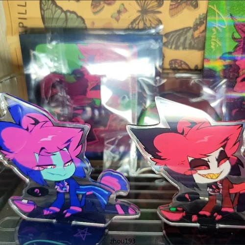 Hazbin Hotel Alastor Anime Scrivania Stand Figure Collezione Decorazione Regalo Giocattoli - Foto 1 di 9