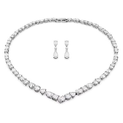 SWAROVSKI ピアス Tennis Deluxe Mixed Swarovski Tennis Deluxe Mixed Pierced Earrings - . - Fallers
