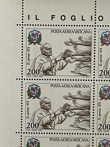 VATICAN CITY - 1980, The World Journey of Pope John Paul II - 7 Mini Sheets MNH - Picture 8 of 14