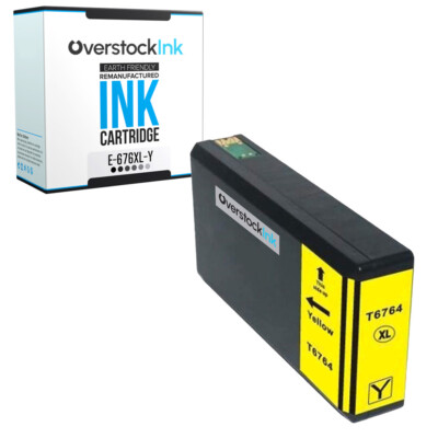 1-Pack Compatible OSI 676XL Yellow Ink for Epson WorkForce Pro WF-4590 WF-4010