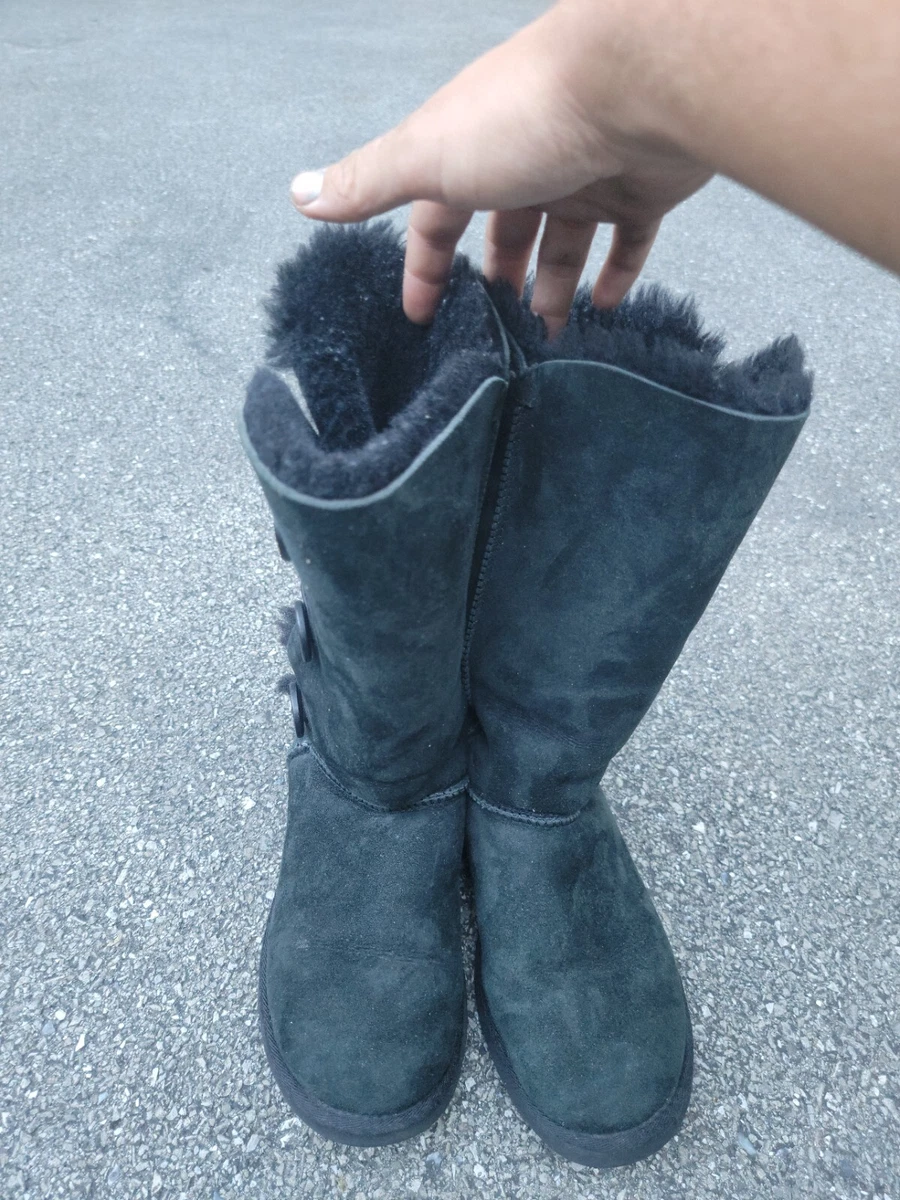 Ugg bailey button tall black deals