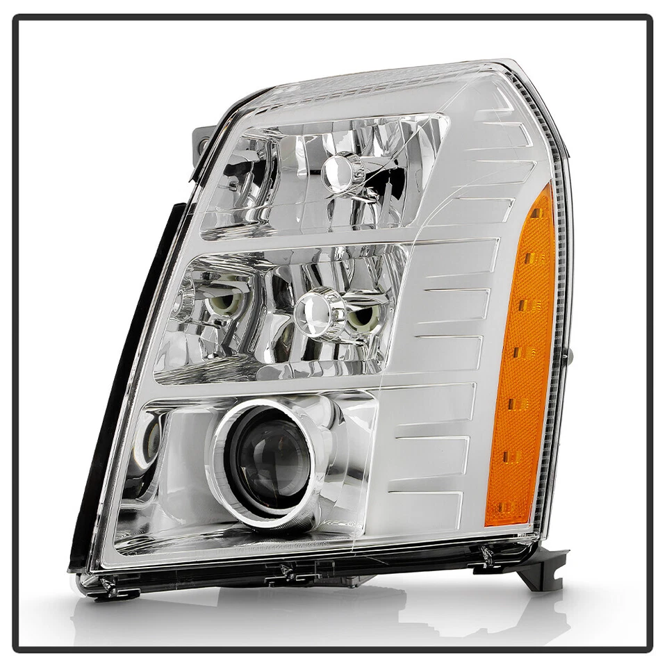 HID Headlight Assembly w/HID Bulb Ballast For 2007-2014 Cadillac Escalade Driver - Image 4 of 4