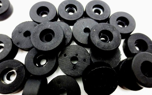 Screw Bolt on Bumper Pad Rubber Foot Fit #0, 1/16" Screw Hole, 1/2" OD 3/16 Tall - Picture 4 of 12