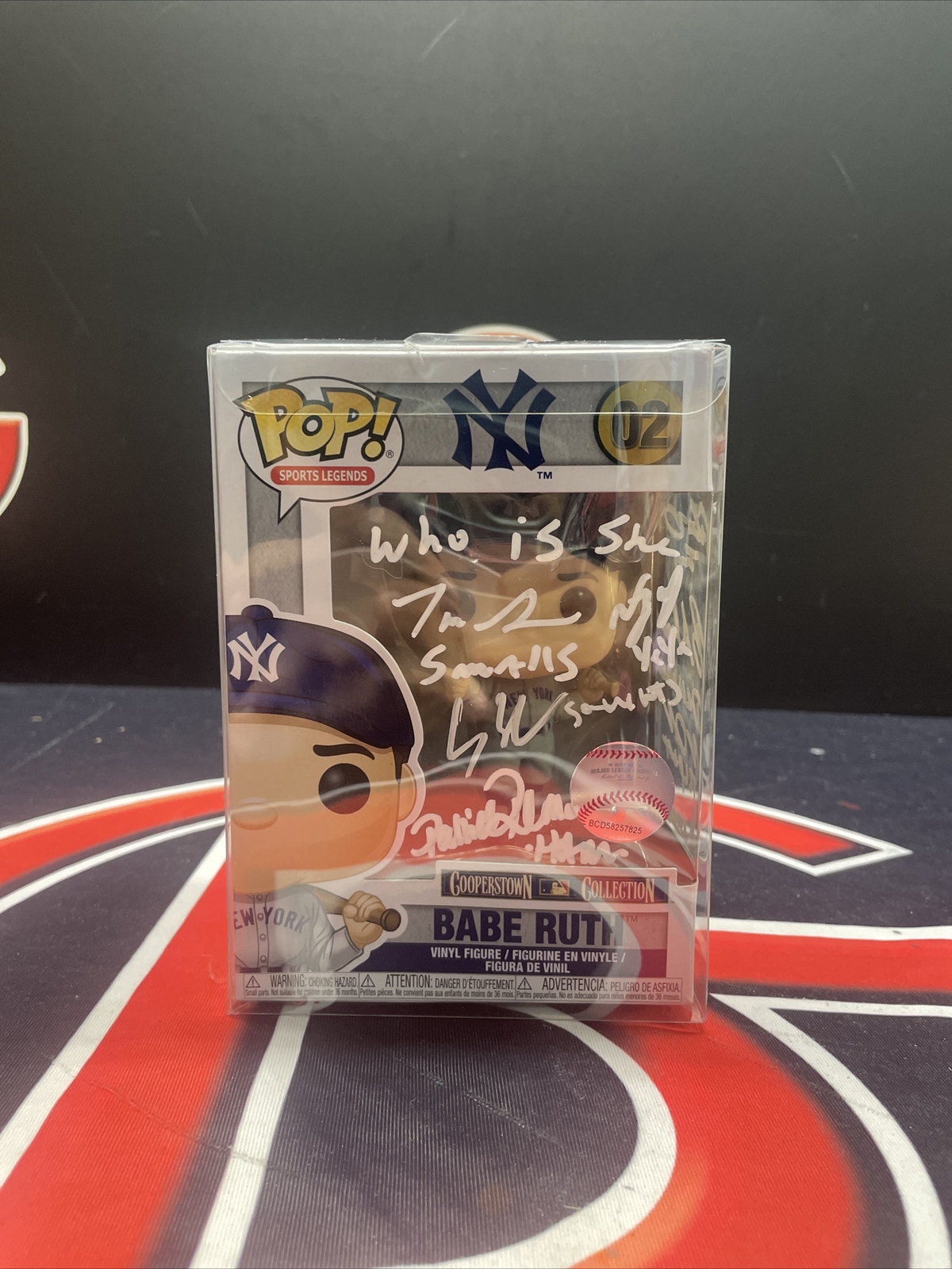 Patrick Renna Autographed Signed Cast Of The Sandlot Babe Ruth Funko Pop W/ Name Inscriptions Beckett 