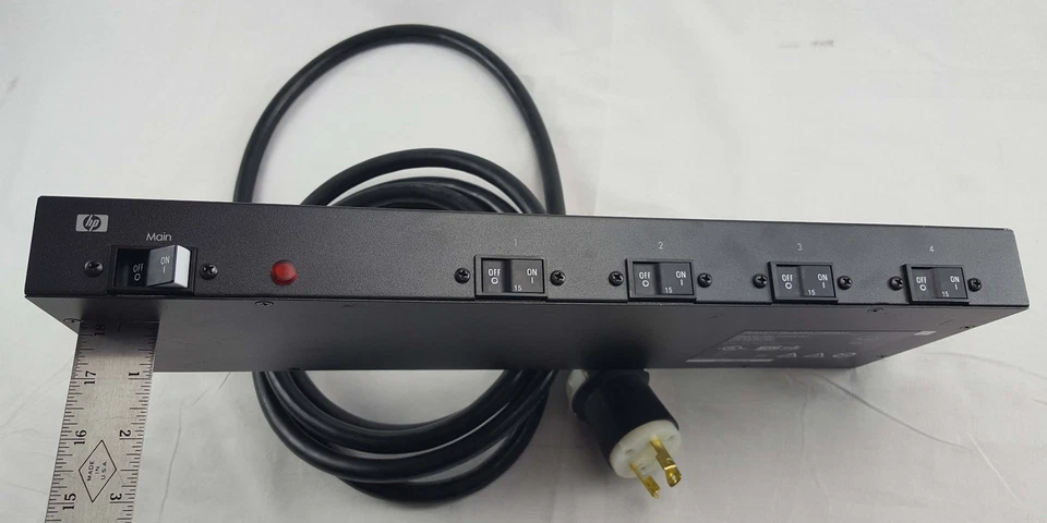 HP 417580-D71 24A Power Distribution Unit (4 x C19 Outlets) 228481-002 PDU - Image 4 of 4