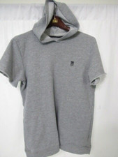 Joe's Jeans Grey Short Sleeve Unisex Hoodie Size 18-20 or Youth XL