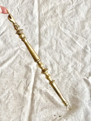 Antique european solid bronze jewish judaica torah pointer yad large 35cm length