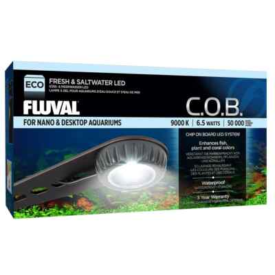 Fluval C.O.B Nano LED (6.5 watt) - Fluval Saltwater Aquarium Reef Light