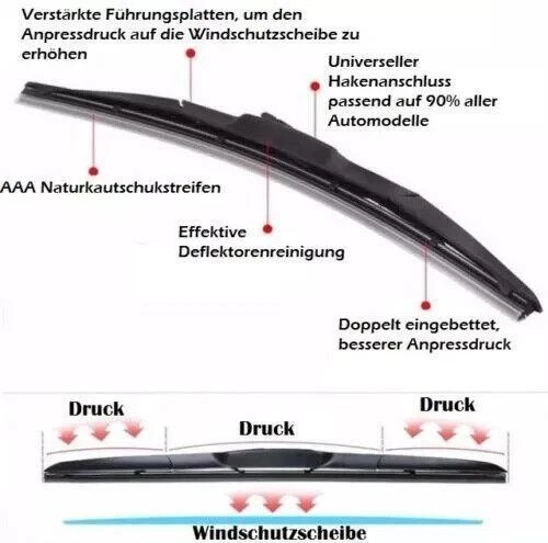 Scheibenwischer vorne für NISSAN Note E11/E11E E12 Bj. 2005.01-2024 - Bild 6 von 8