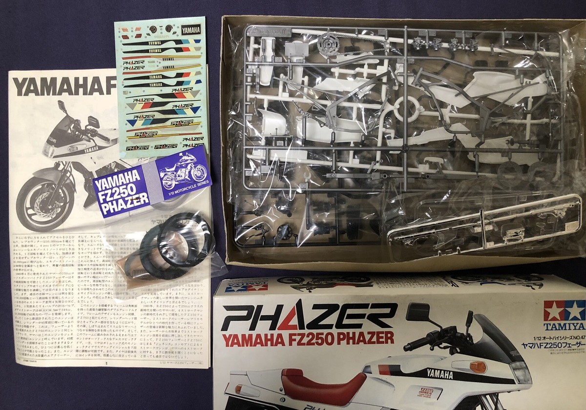 タミヤ　ヤマハFZ250フェーザー Amazon | 1/12 ヤマハFZ250 フェーザー オートバイシリーズ No
