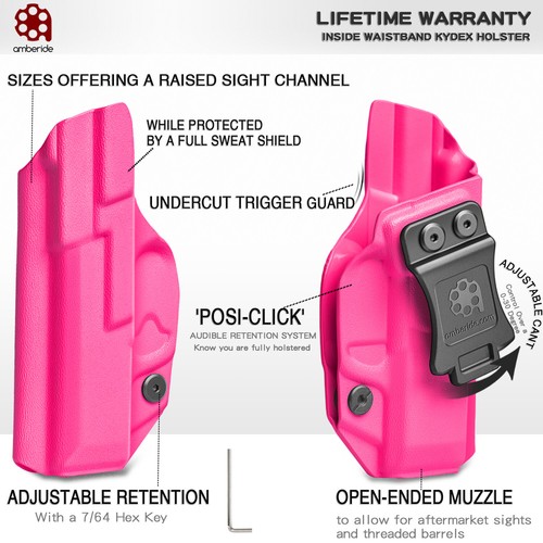 Amberide IWB / OWB KYDEX Holster Fit: Taurus GX4 - Picture 75 of 96