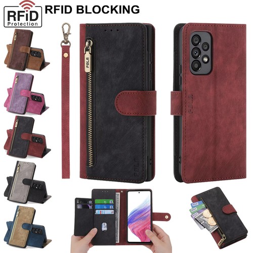 Kartenetui HandyHülle für Xiaomi Redmi SchutzTasche RFID Case Klapp Wallet Cover - Bild 2 von 20