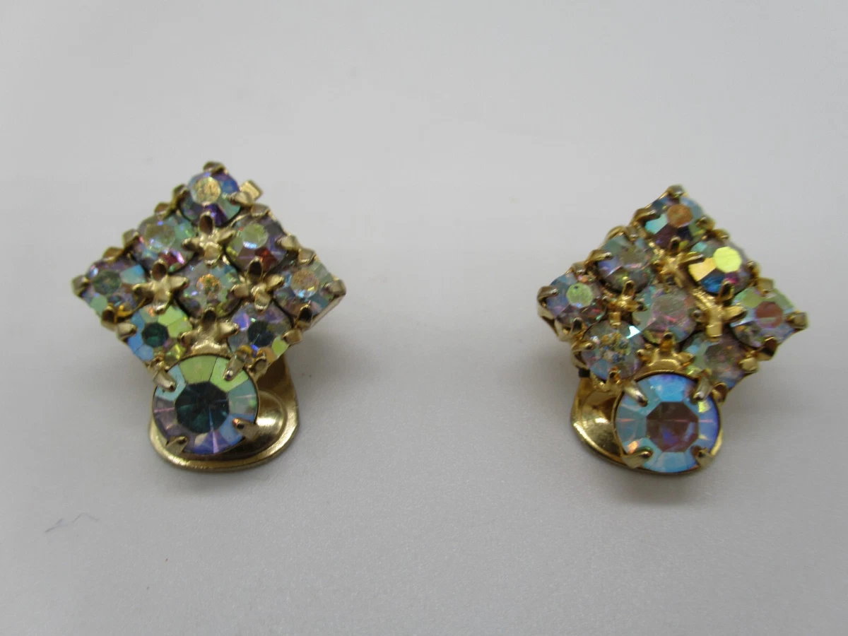 Aurora borealis 2024 earrings vintage