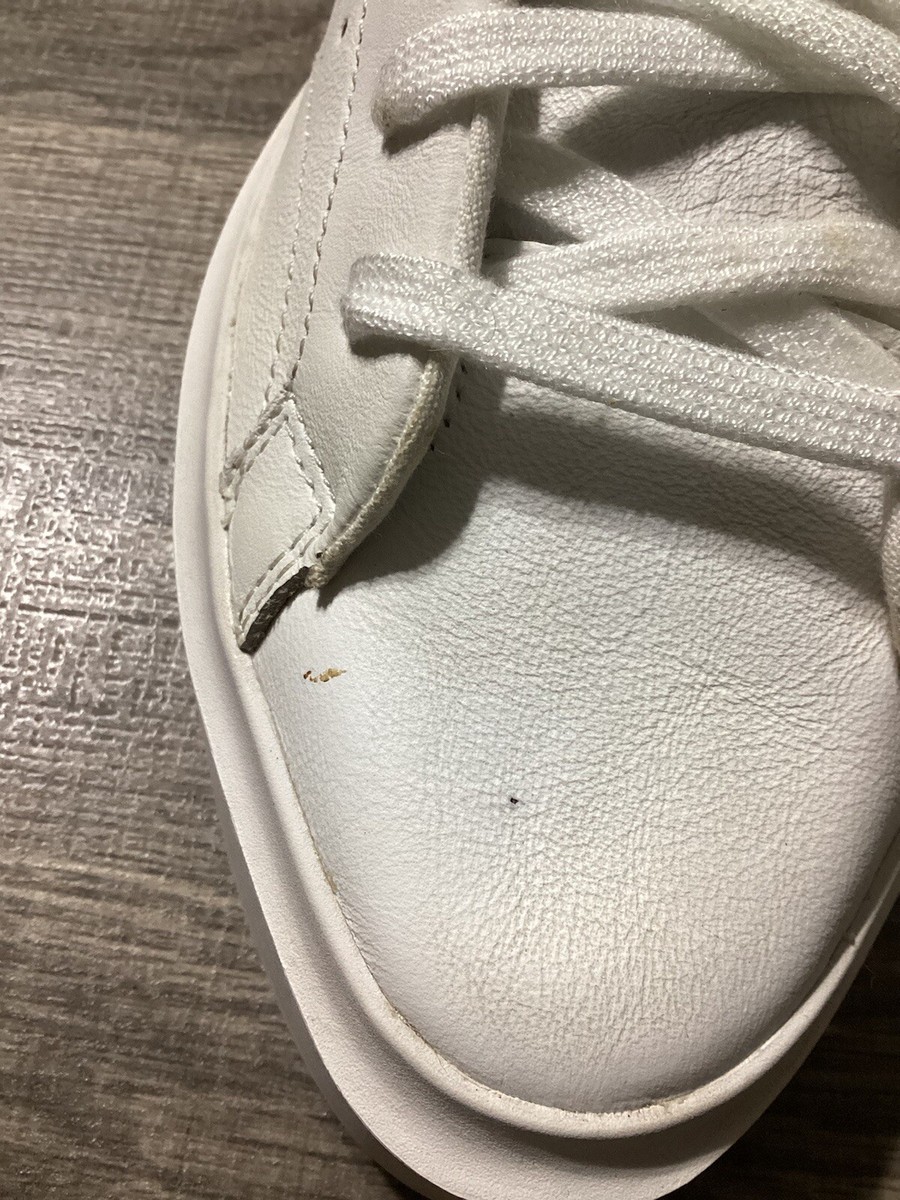 adidas gazelle silver green womens Adidas Womens Sleek Leather Sneakers White/White main image 1