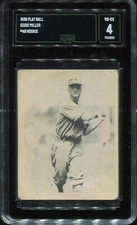 1939 Play Ball R334 #49 Eddie Miller Boston Braves - Rookie Card - GMA 4 VG/Ex