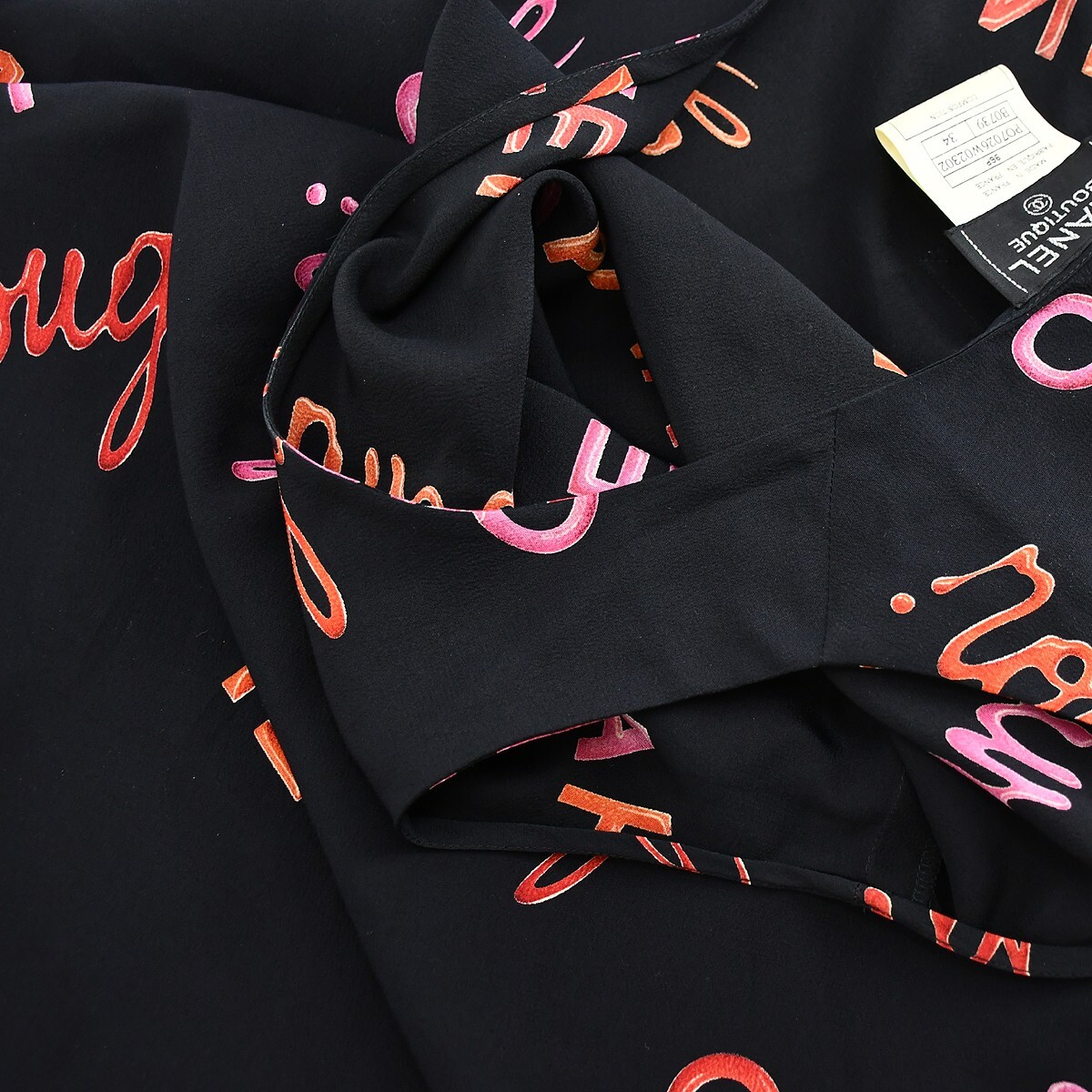 Chanel Sleeveless Tank Top Black 96P #34 193081 | eBay