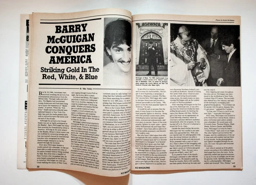 1986 September KO Knockout Boxing Magazine McGuigan Mike Tyson Michael Spinks - 画像6/8