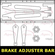 Brake Adjuster Bar Rear FOR VW PASSAT I 1.5 1.6 1.8 77->88 Diesel Petrol Apec