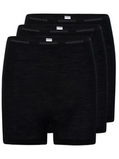 Pompadour 3er Pack Radlerhose Intime Gr. 38-48 in Schwarz