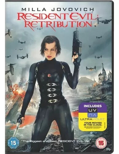 RESIDENT EVIL RETRIBUTION Milla Jovovich UK DVD NEU UND VERSIEGELT