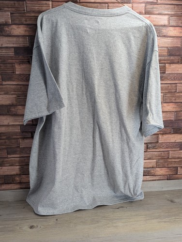 NE Patriots Faux Embroidery Logo Gray Men XL Short Sleeve Shirt NFL Team Apparel - Picture 4 of 8