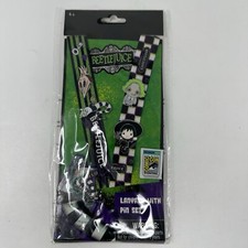 Monogram Beetlejuice Lanyard Pin Set SDCC 2024 LE 300 Exclusive Lydia SEALED