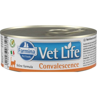 Vet Life Natural Diet Katzen Konvalescenz 85g Feuchtfutter Für Katzen
