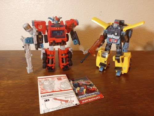 Transformers Energon Hot Shot And Inferno Set Of Two - Picture 10 of 12