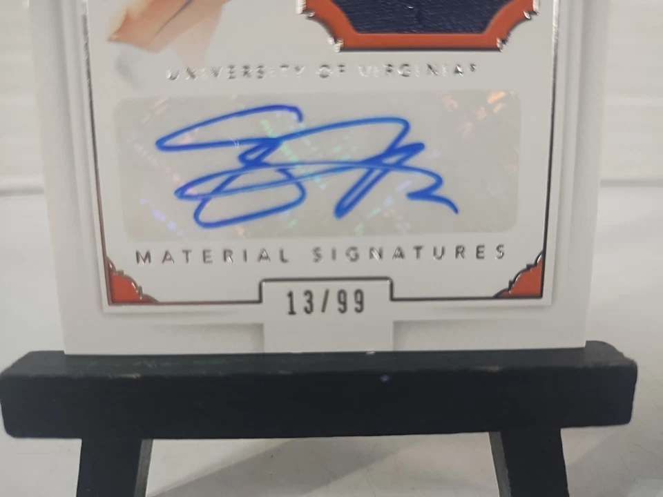 2016 National Treasures Collegiate Material Signatures /99 Eli Harold #37 Auto - Image 3 of 4